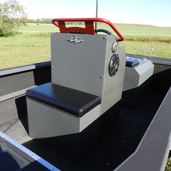 redline bushmen standard center console, storage and seating